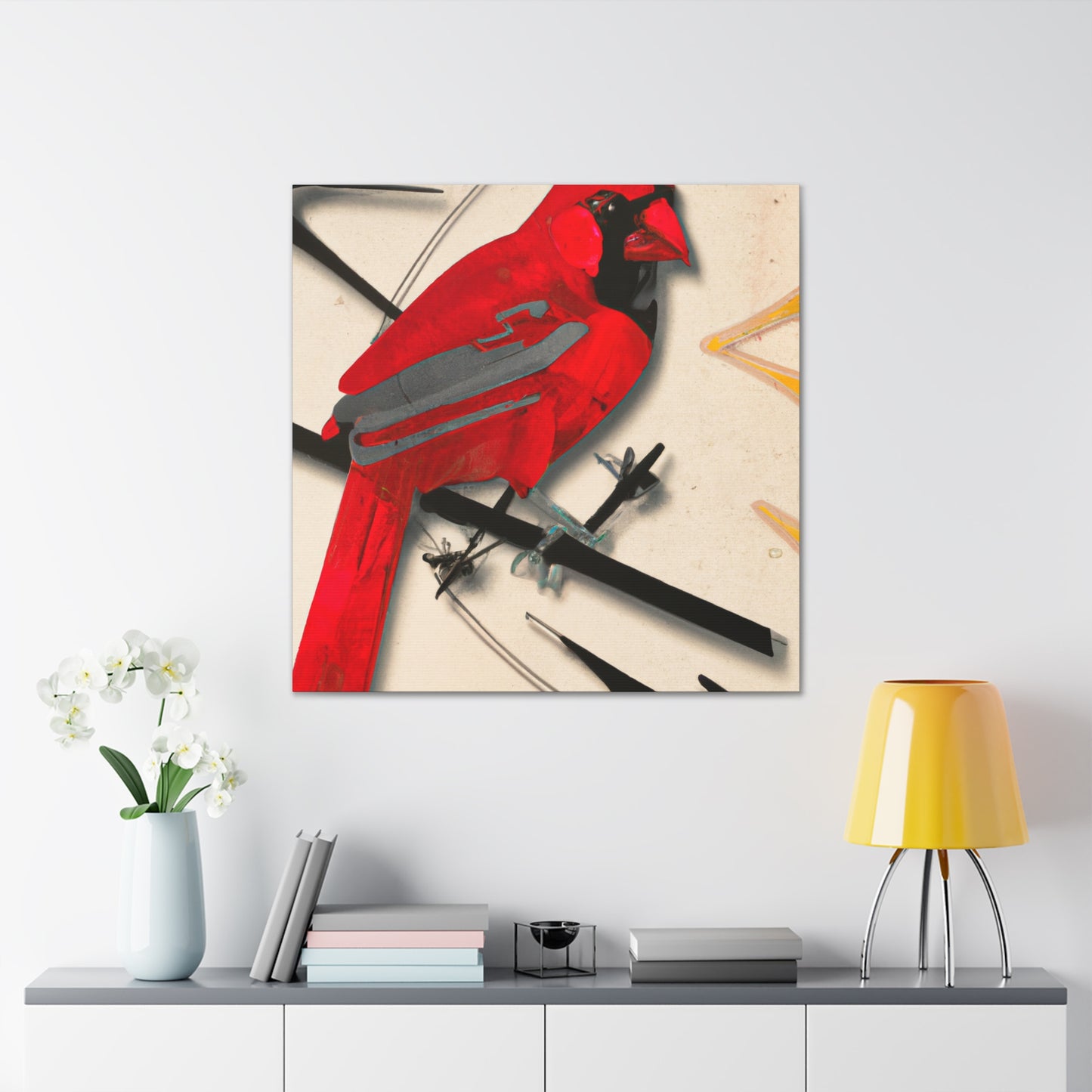 Northern Cardinal Delight - Canvas