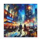 Romantic Evening Stroll - Canvas