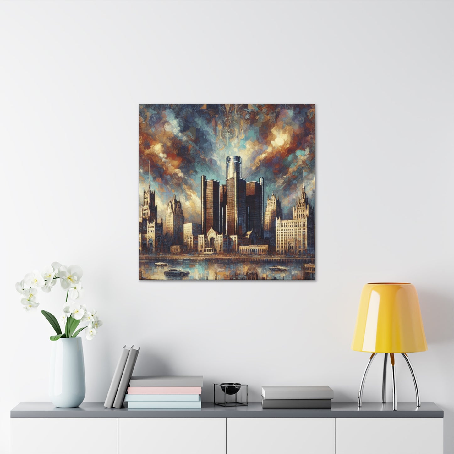 "City on Fire" - Canvas