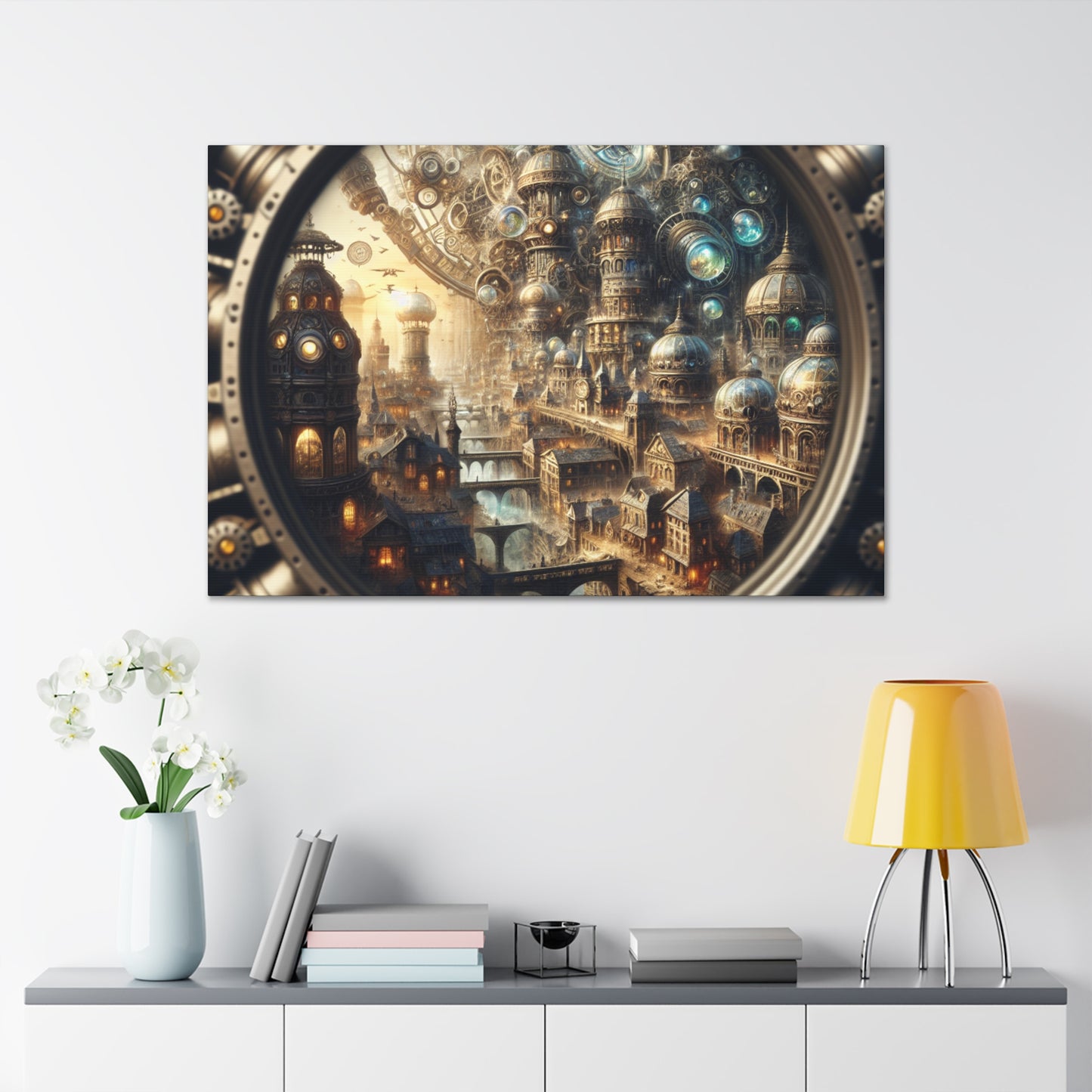 Mechanical Dreamscape Eternity - Canvas