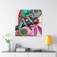 Veiled Chameleon Gaze - Canvas