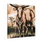 "Texas Longhorns Majestic Majesty" - Canvas