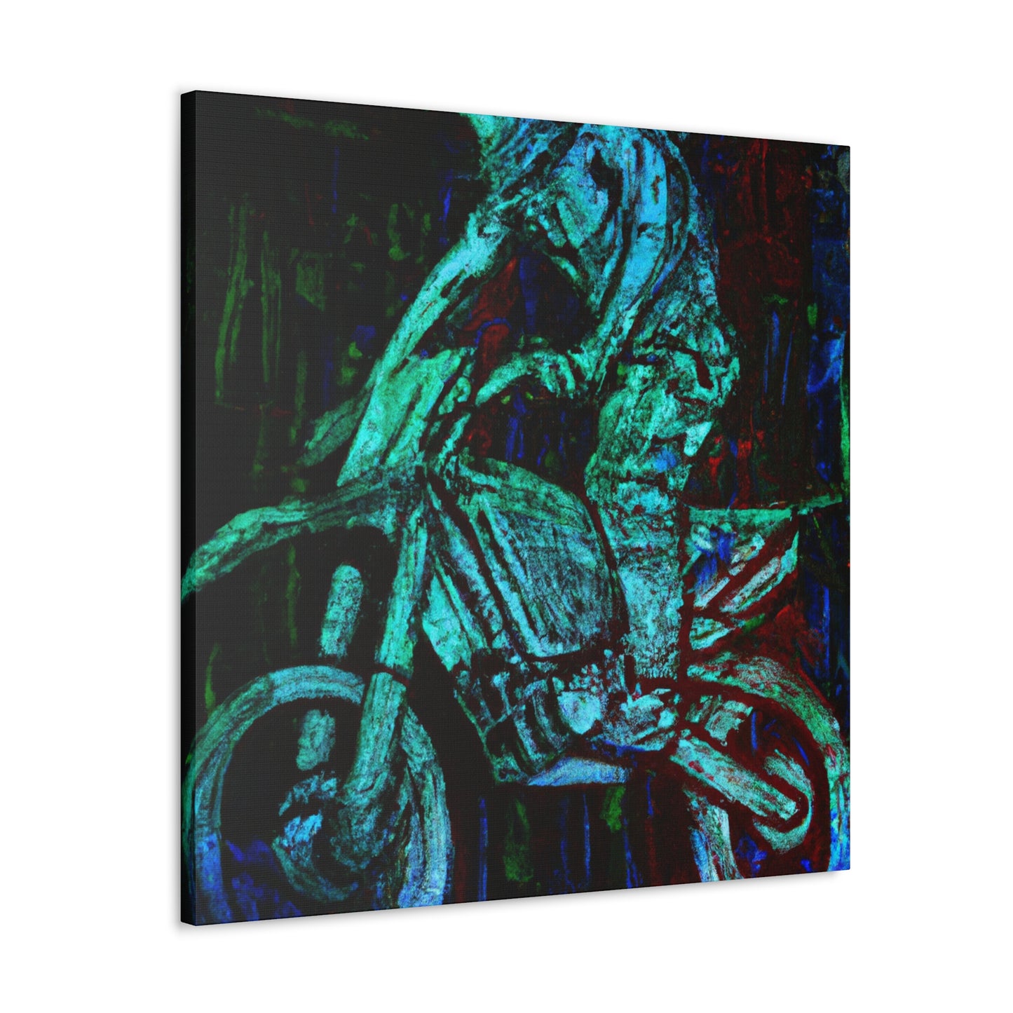 Motorcycle Racing Radiance - Canvas