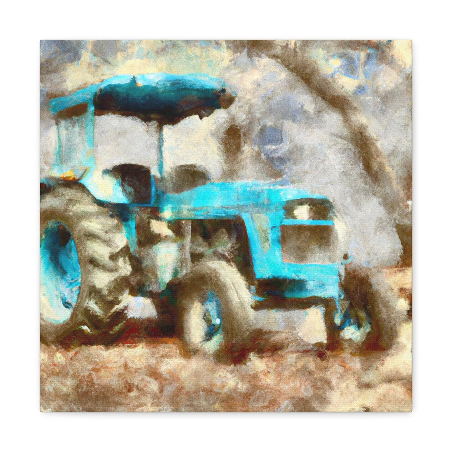 Old-Fashioned Plow Brawn - Canvas