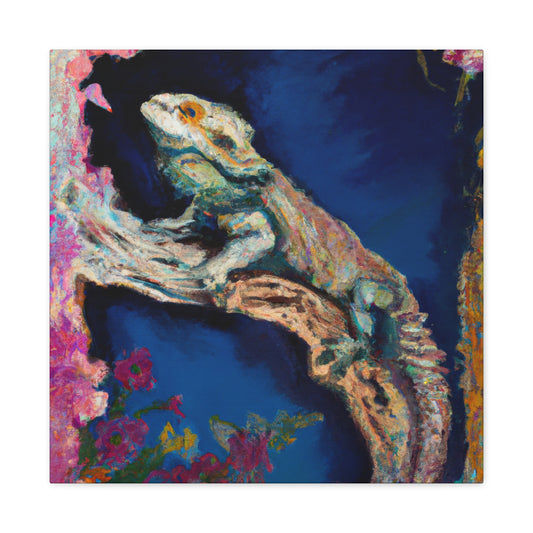 Reptilian Regal Beauty - Canvas