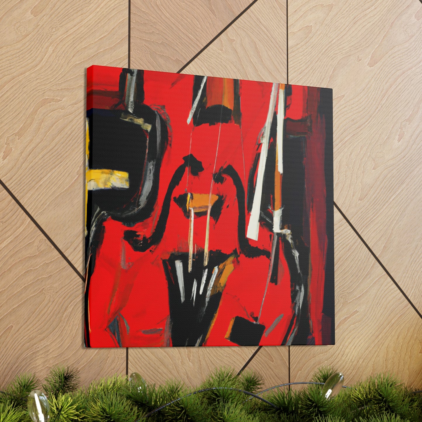 Violin in Expressionism - Canvas