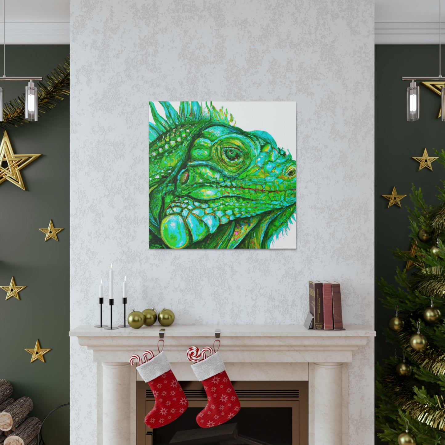 Iguana's Surreal Dream - Canvas