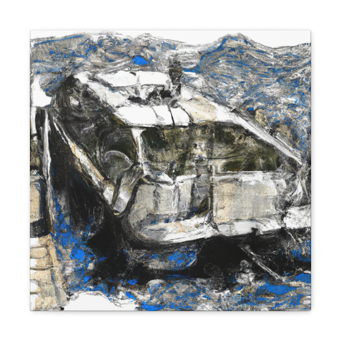 The Pontoon Voyage - Canvas