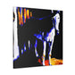 Mule in Motion Abstract - Canvas