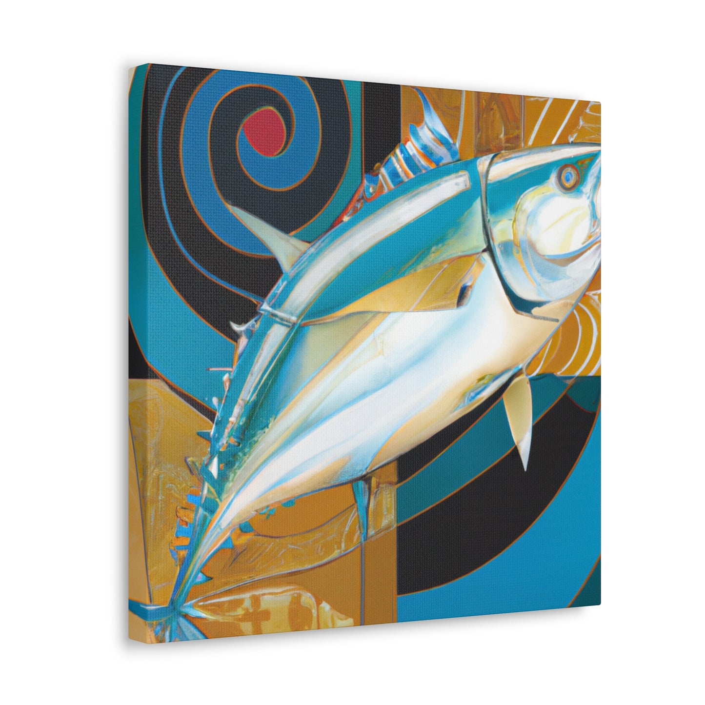 "Tuna Fish Art Deco". - Canvas