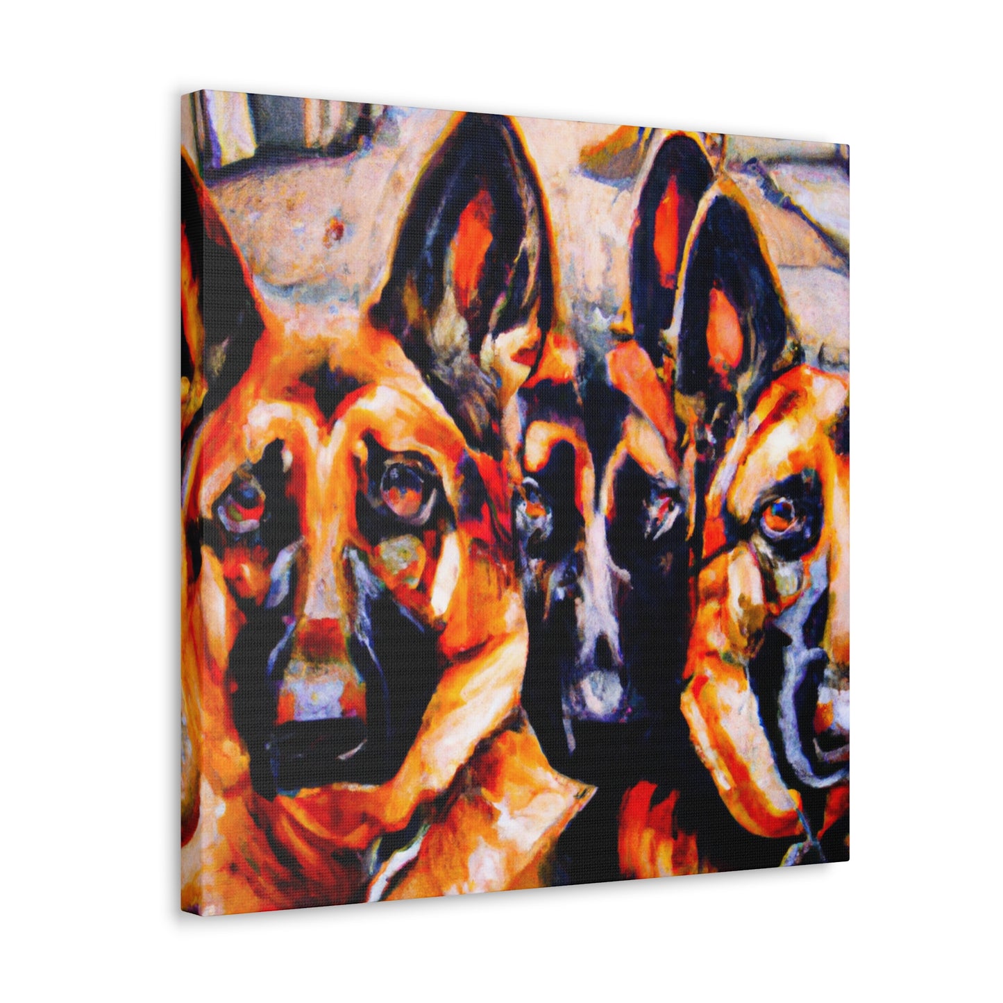 "Mystic German Shepherd Dream" - Canvas