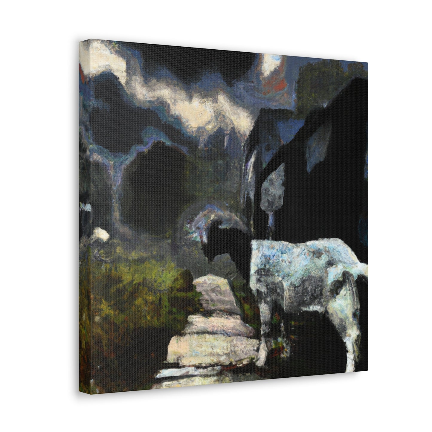 Goat's Urban Ode - Canvas