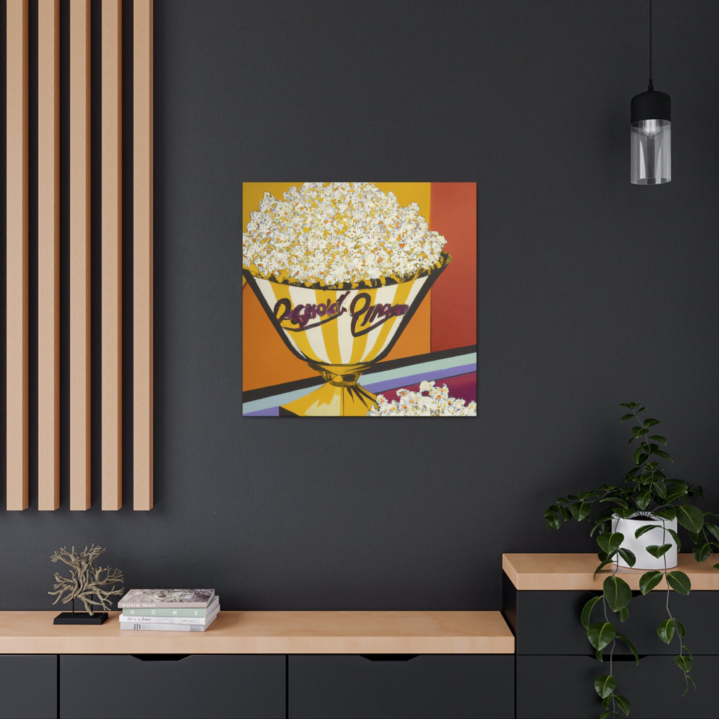 "Popcorn Art Deco Dream" - Canvas