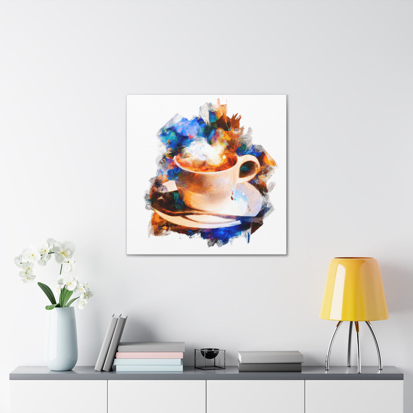 A Cup of Coffee - Canvas