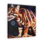 Tasmanian Tiger Reflection - Canvas