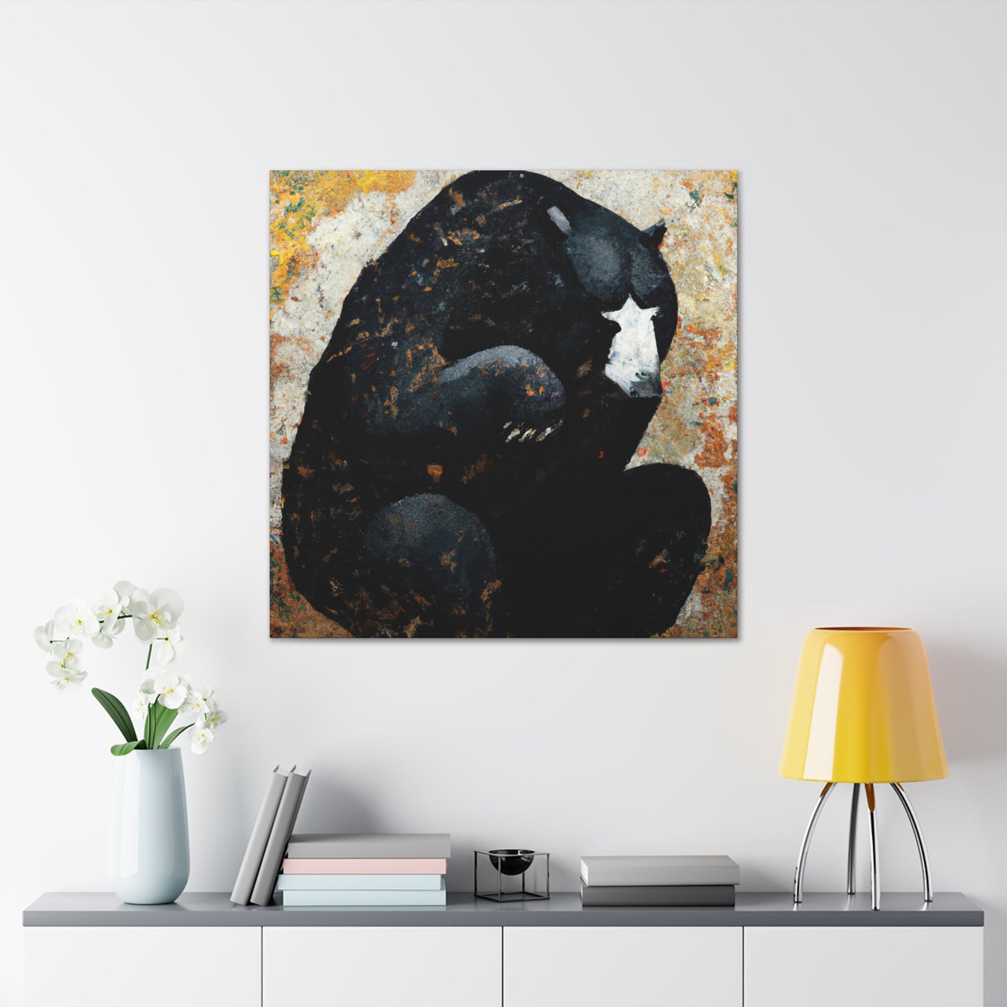 Asiatic Black Bear Darkeye - Canvas