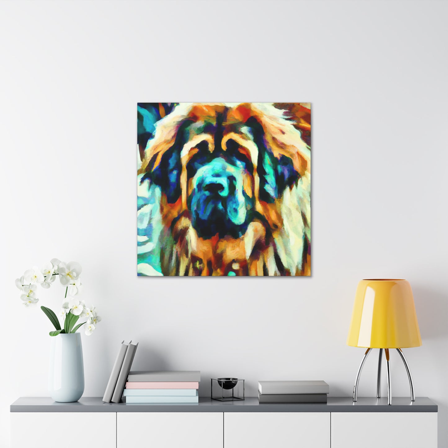 The Tibetan Guardian Dog - Canvas