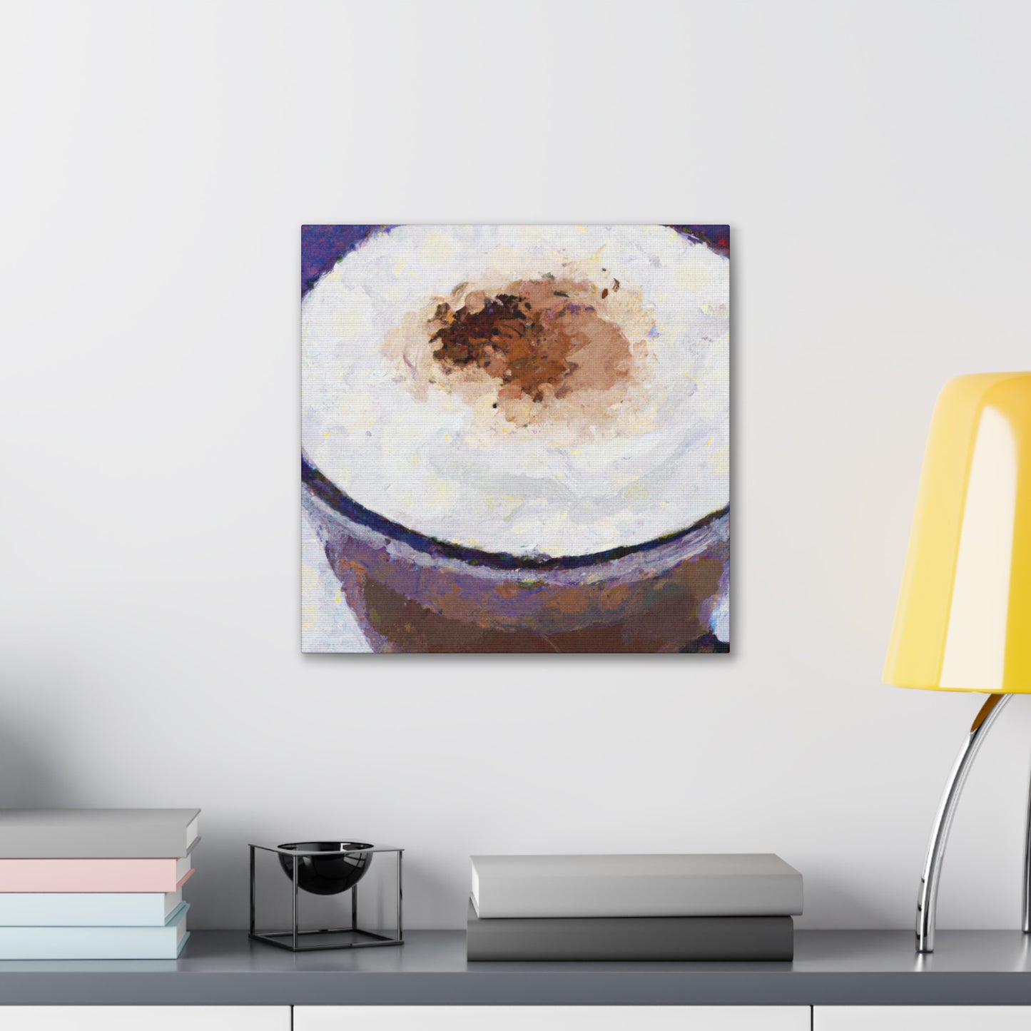 "A Cappuchino Impression" - Canvas