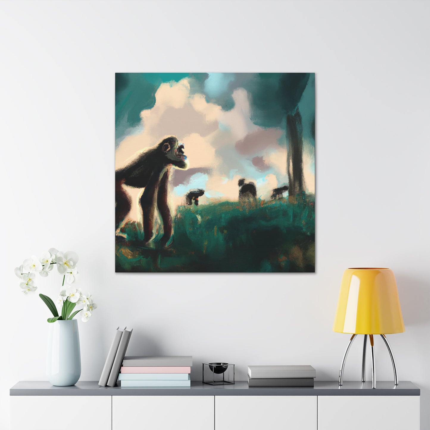 Surreal Chimpanzee Dream - Canvas