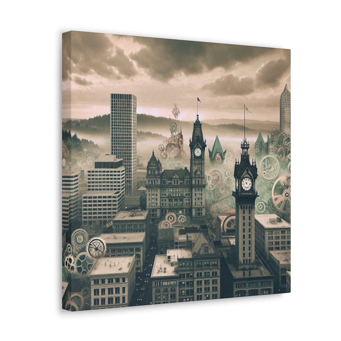 Industrial Dreams of Portland - Canvas