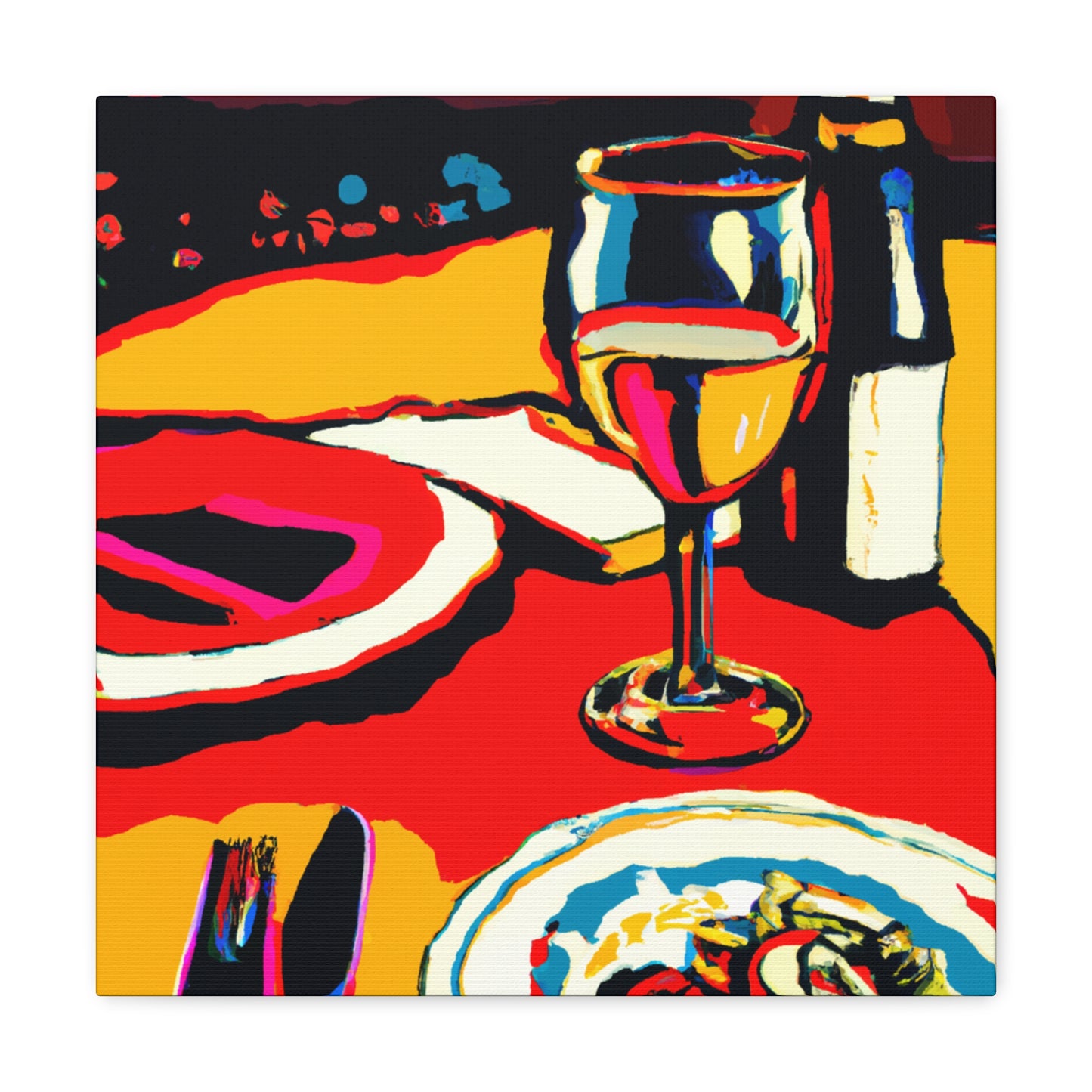 "Dining In Splendor." - Canvas