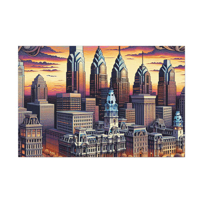 "Philly Dreamscape Unveiled" - Canvas