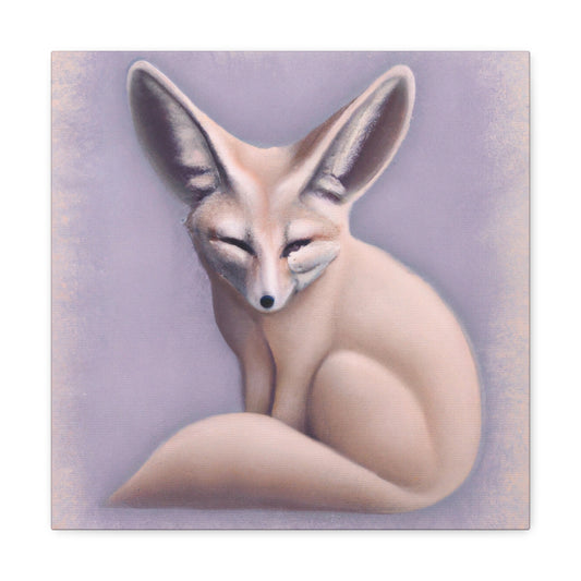 Fennec Fox Art Deco - Canvas