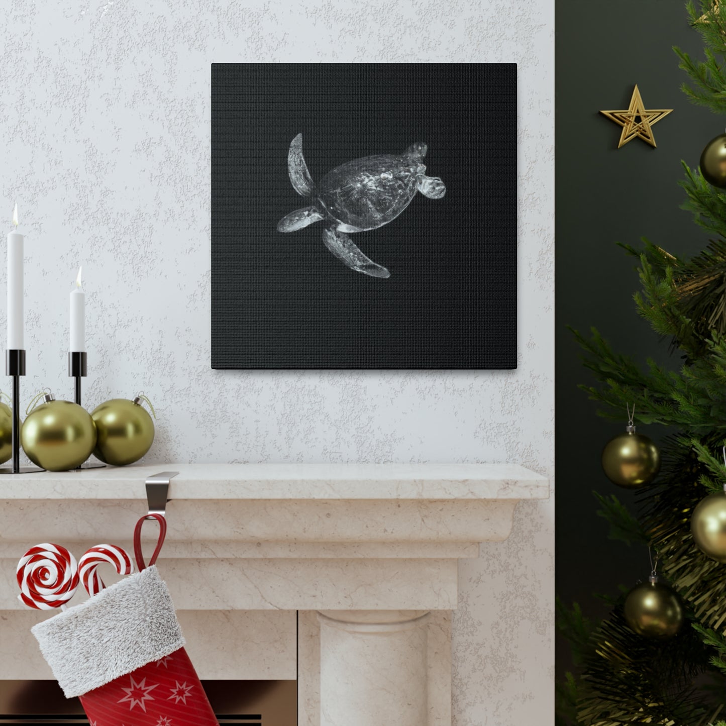 Sea Turtle Minimalism - Canvas