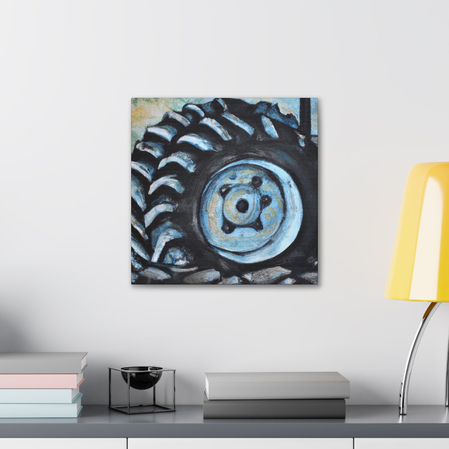 Gigantic Tractor Tire - Canvas