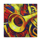 Trombone in Impressionism - Canvas