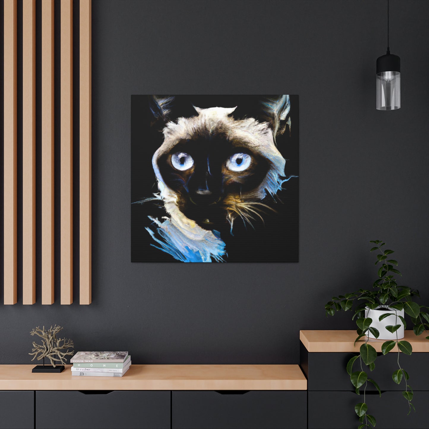 Siamese Legacy Portrait - Canvas