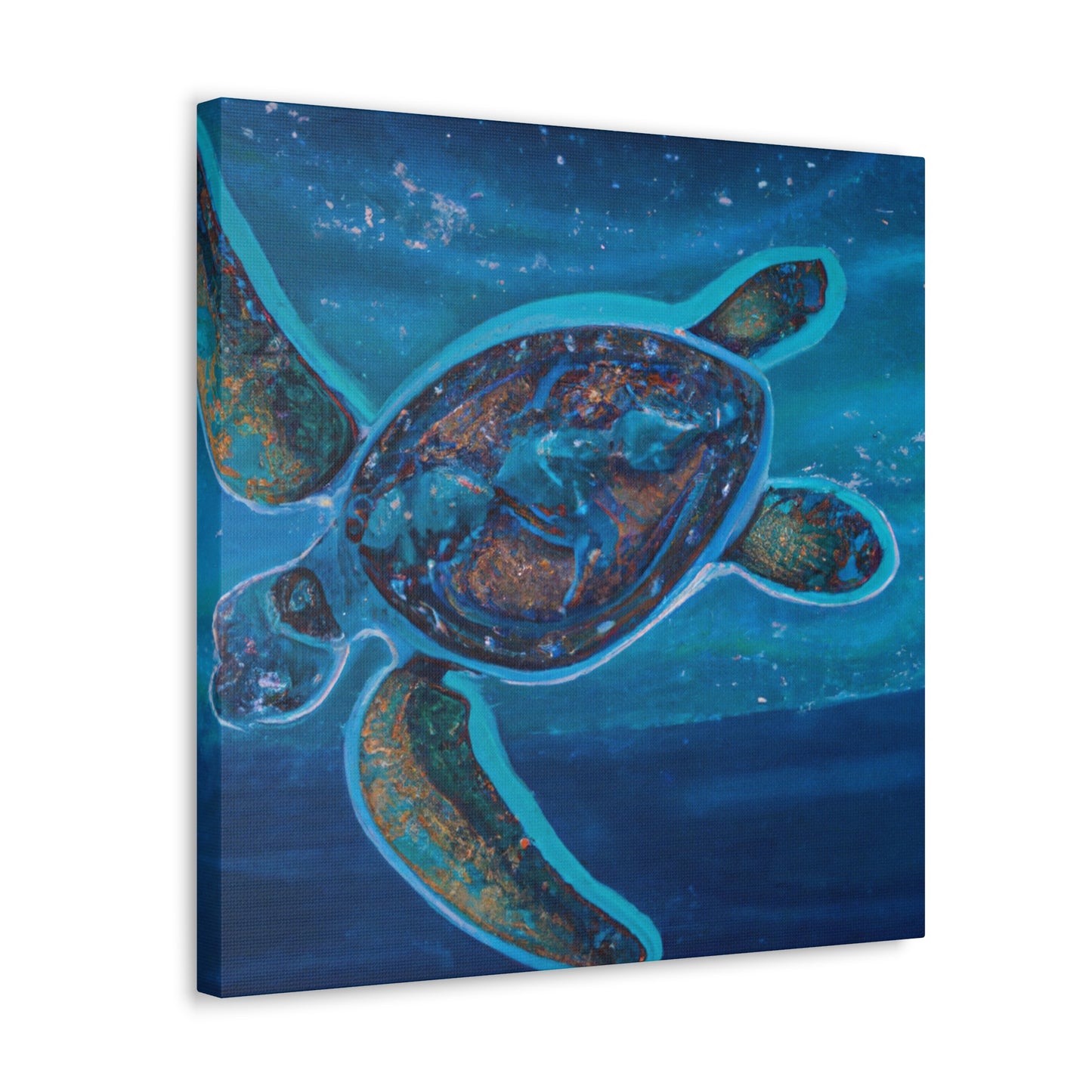 "Sea Turtle Awakening" - Canvas