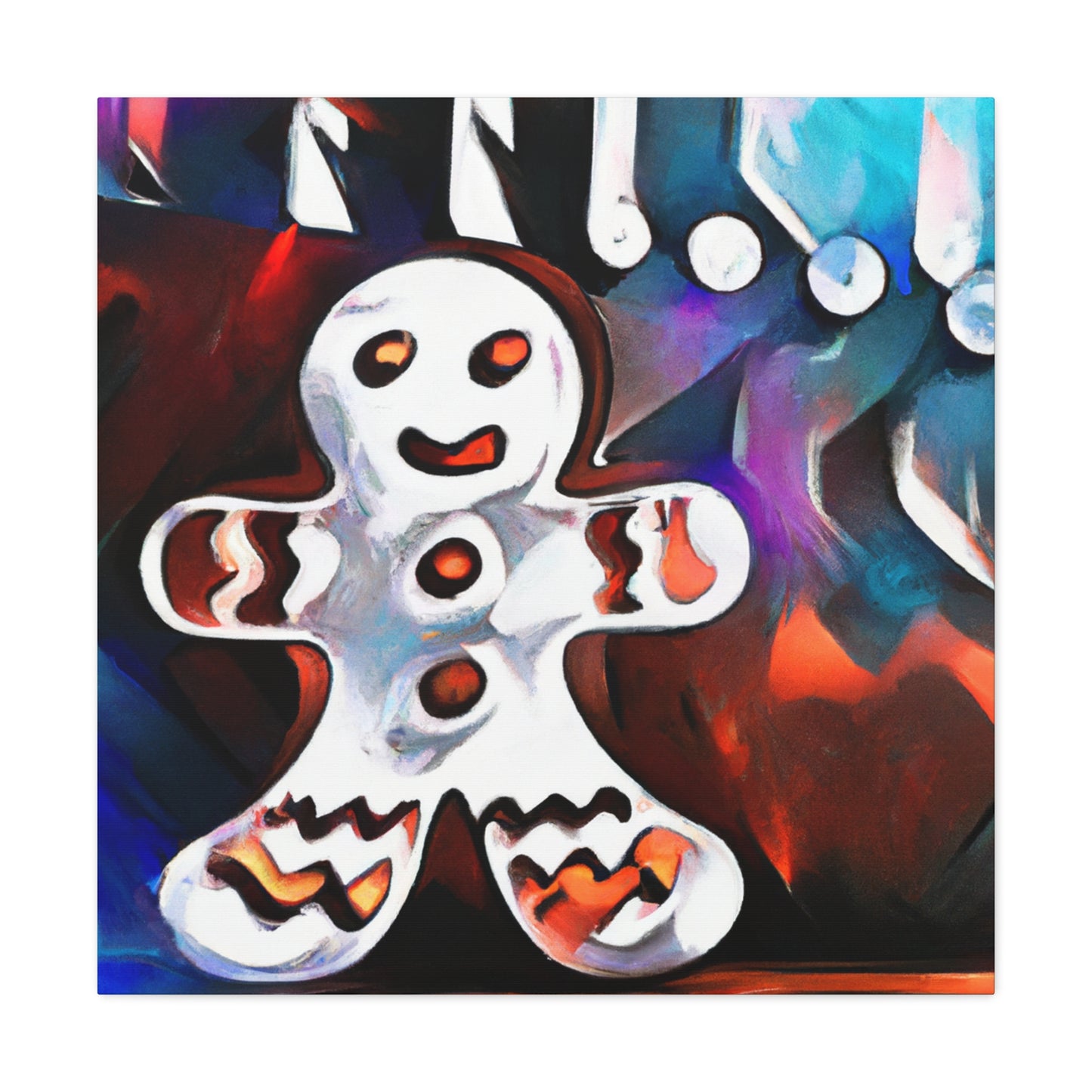 Gingerbread Man Murals - Canvas