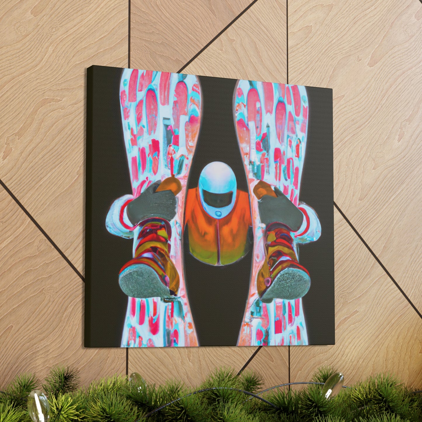 Snow Boarding Dreamscape - Canvas