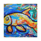 Rainbow Fish Abstracted - Canvas