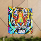 "Tiger in Art Deco" - Canvas