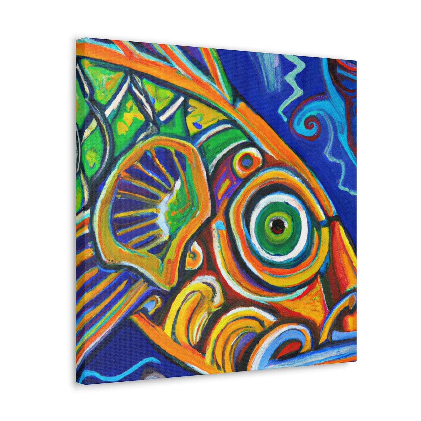 "Fishes of the Azure Sea" - Canvas