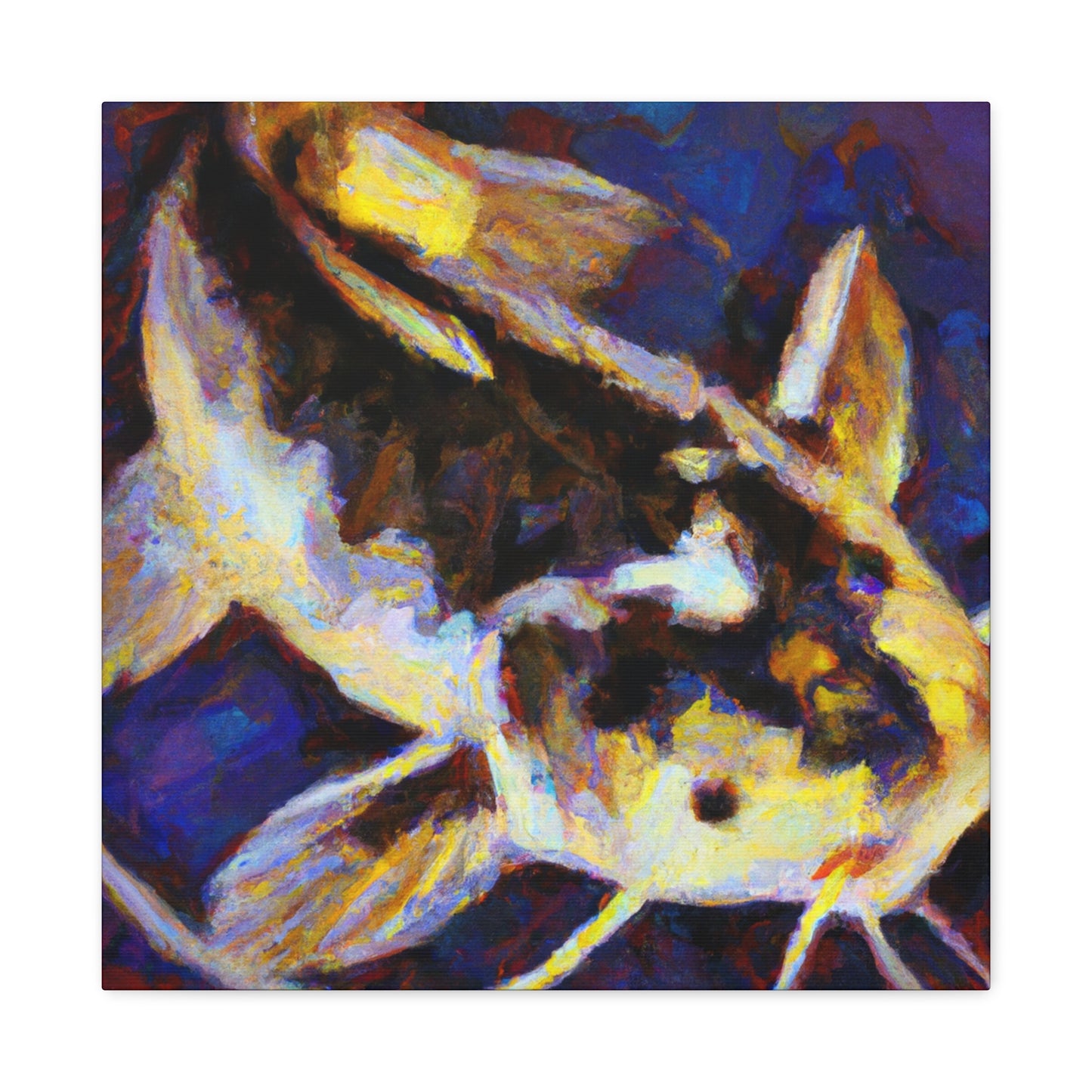 Corydoras Catfish Hues - Canvas