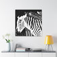 "Zebra Abstract Expressionism" - Canvas