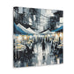 Illuminated Urban Tranquility - Canvas