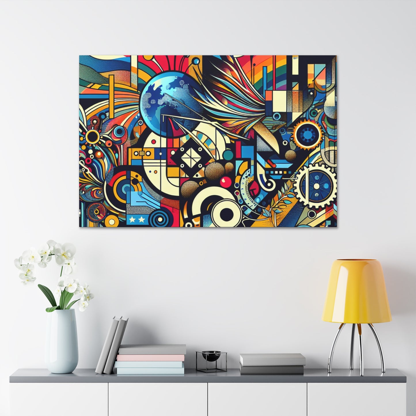 Vivid Canvas Reverie - Canvas