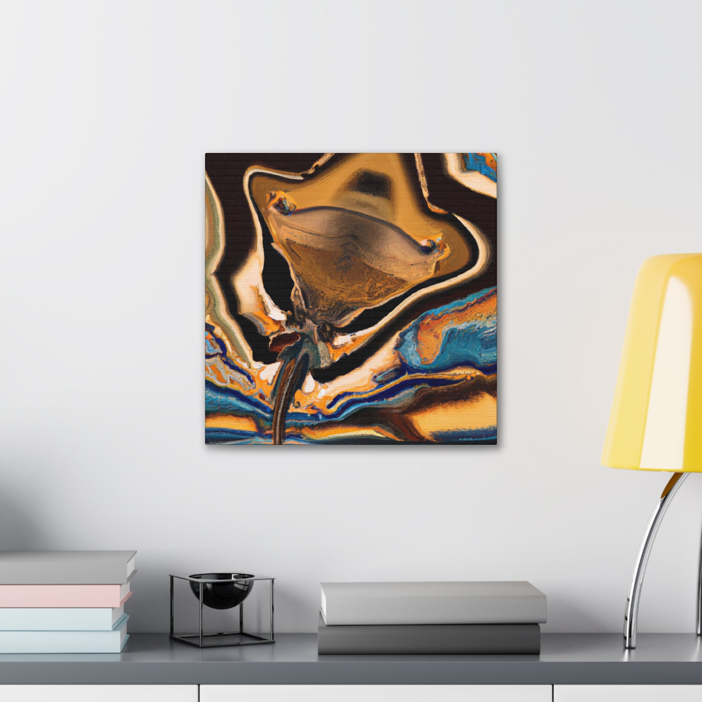 "Stingray Glide Splendor" - Canvas