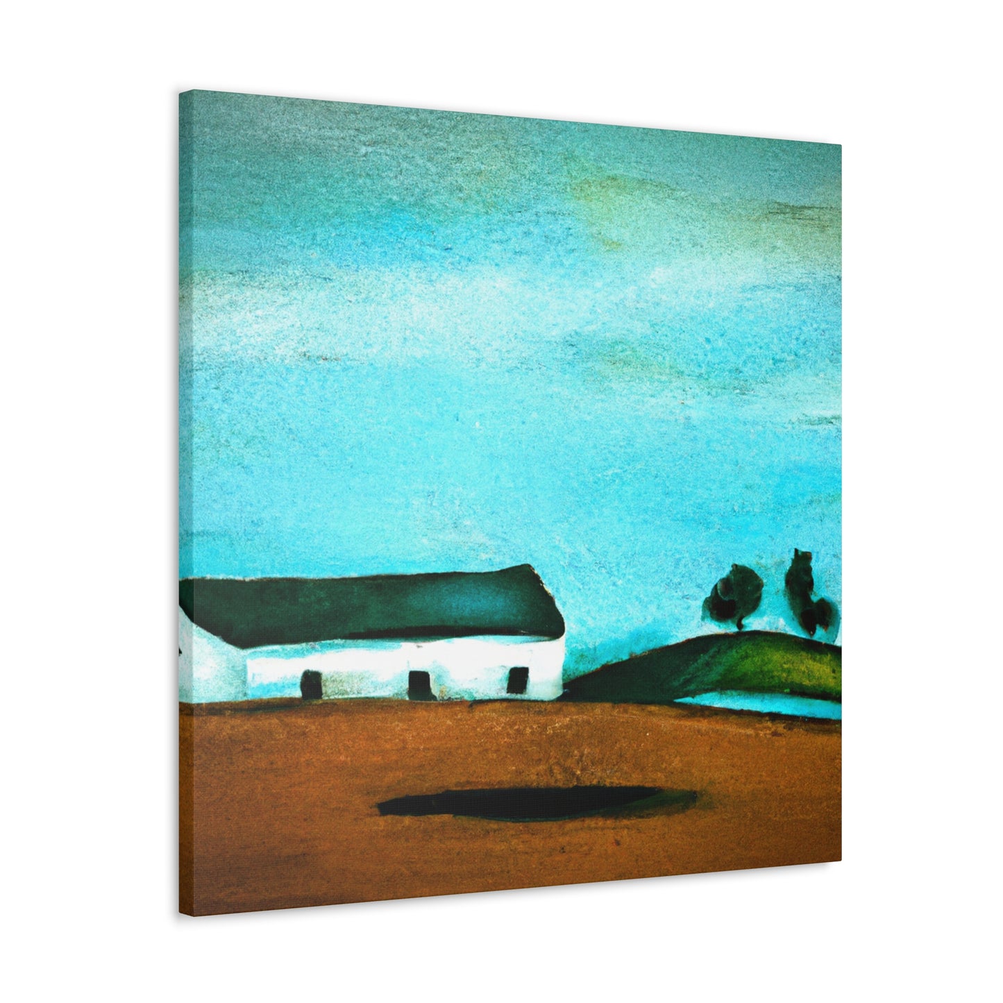 Farmhouse in Abstraction - Canvas