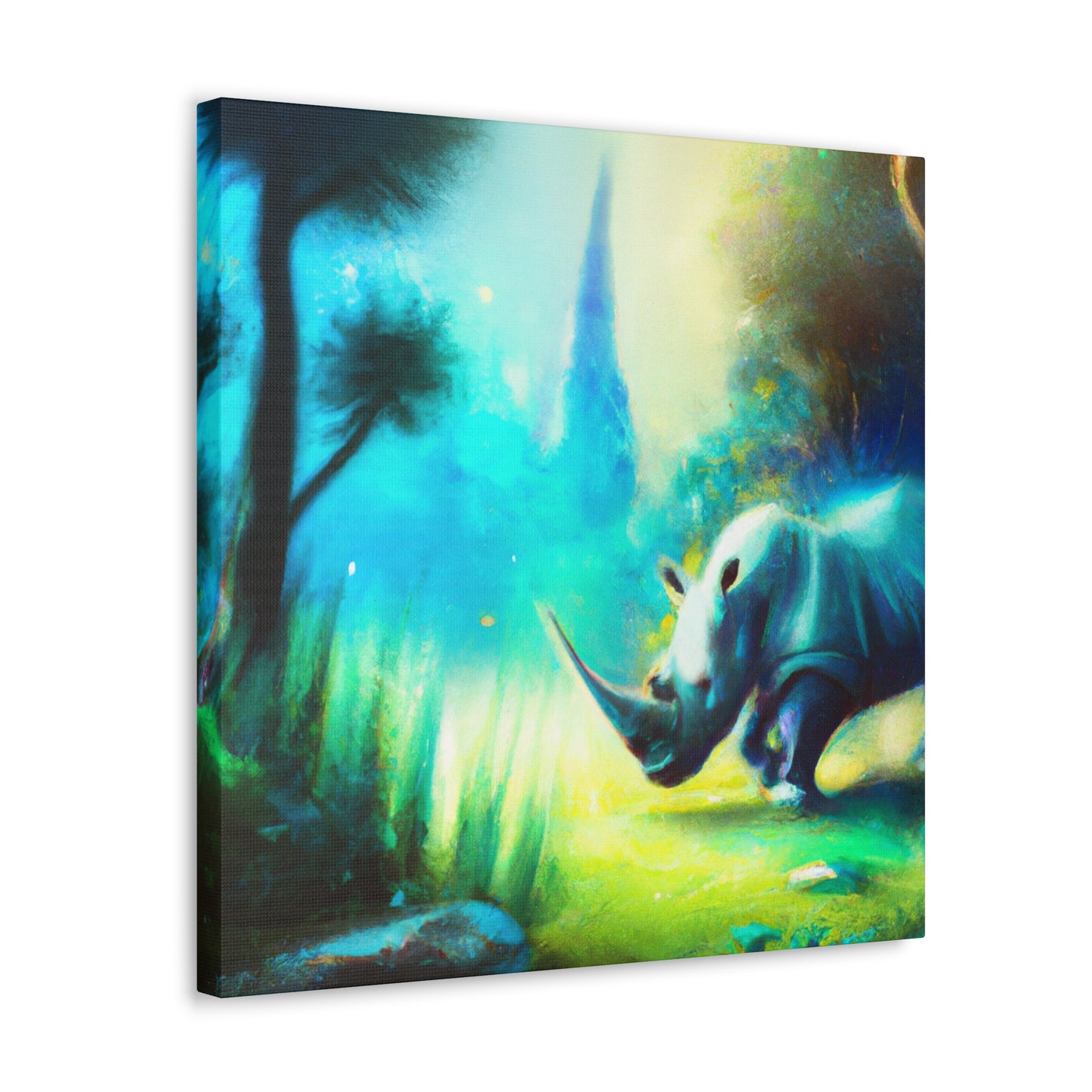 Rhinoceros in Dreamland - Canvas