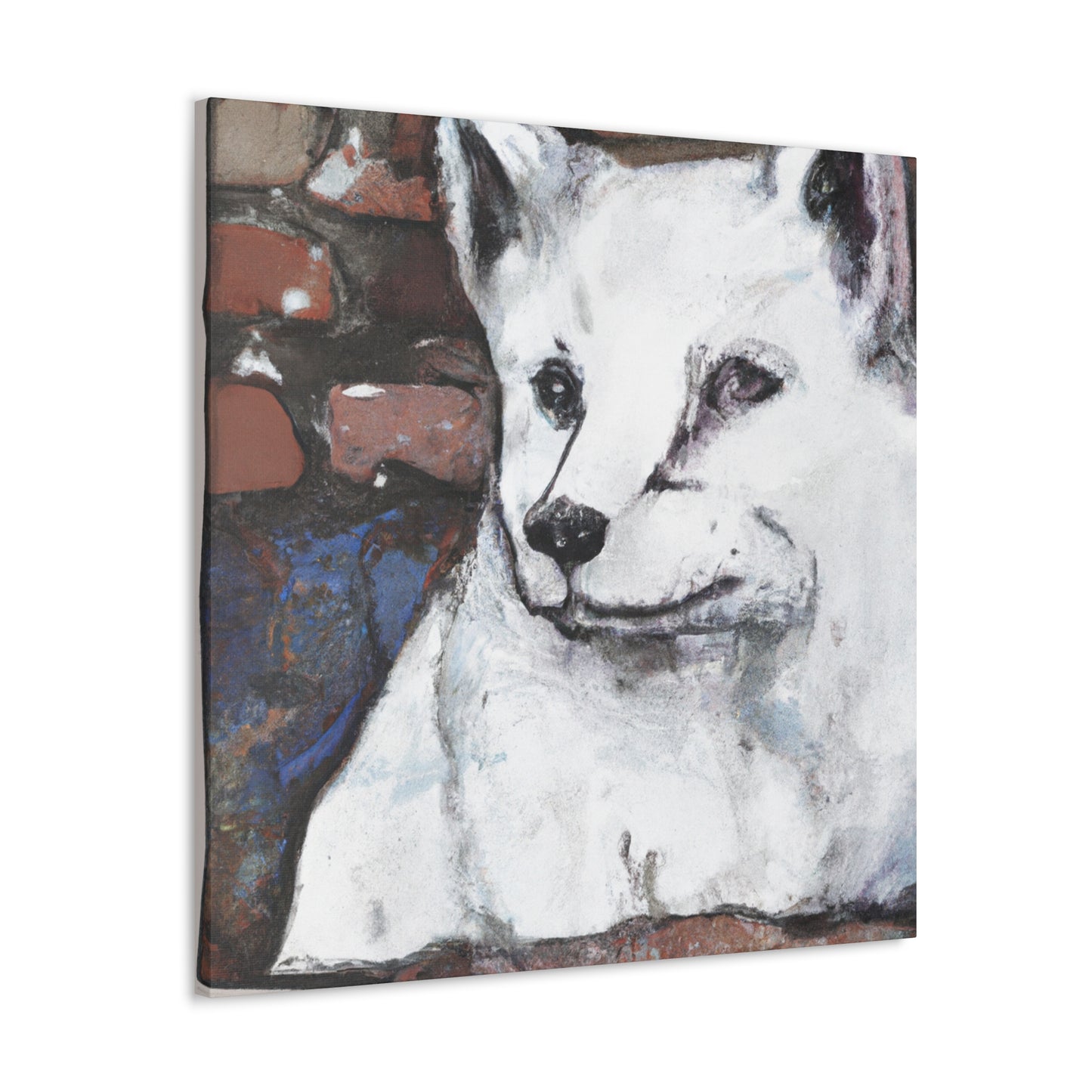 Arctic Fox Winter Dance - Canvas