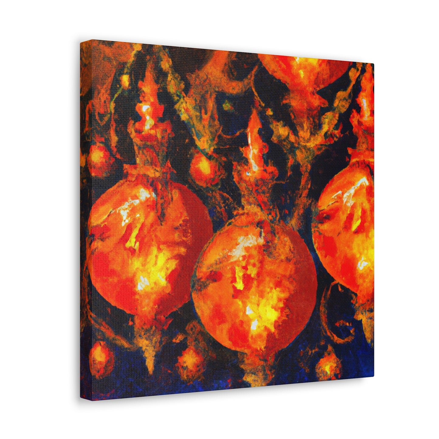 Christmas Lights Glowing - Canvas