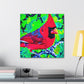 "Northern Cardinal Brilliance" - Canvas