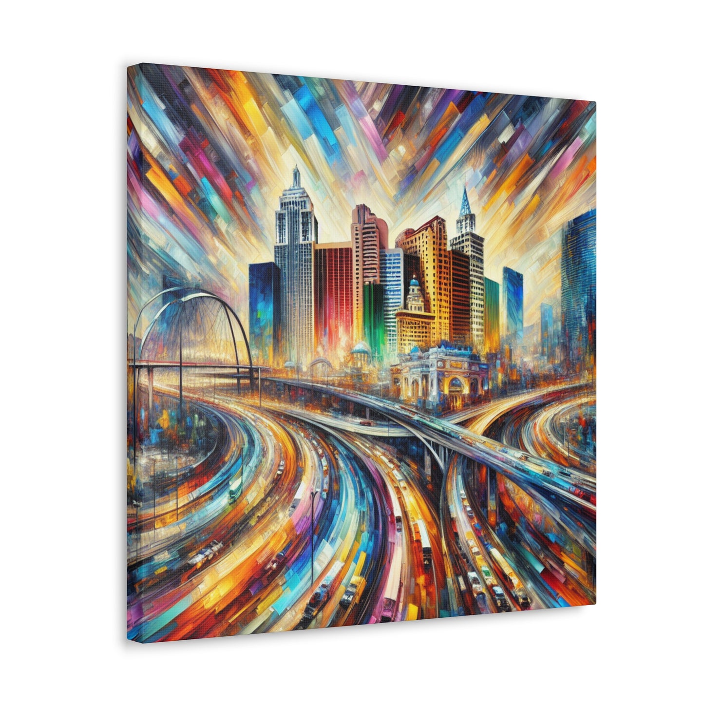 Glimmers of Sin City - Canvas