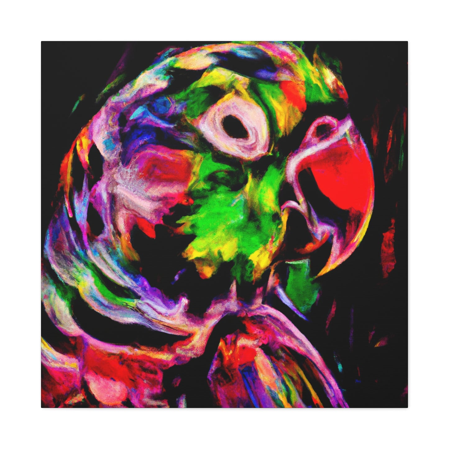 Bright Conure Delight - Canvas