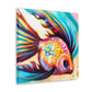 Rainbow Fish Glistening - Canvas